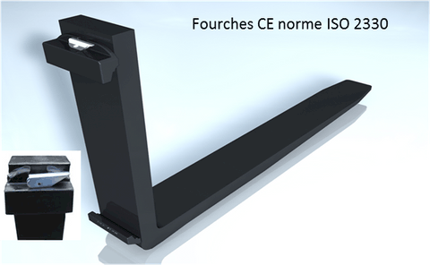 FOURCHE DE CHARIOT ELEVATEUR ISO 2328 ISO 2330